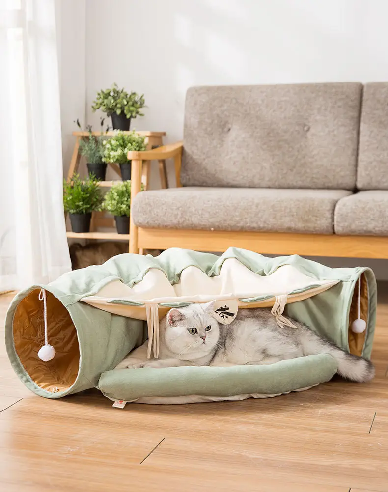 Collapsible Cat Tunnel Durable Washable