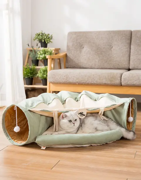 Collapsible Cat Tunnel Durable Washable
