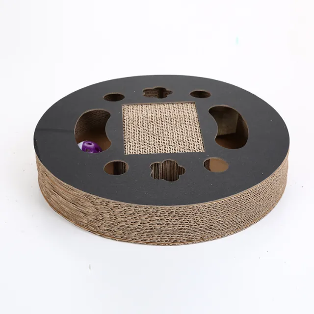 Corrugated cat scratch board cat toy Black - Shop at LoveMi
