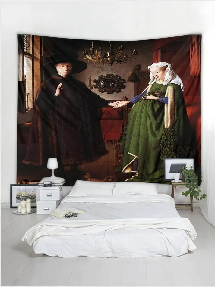 Arnolfini Portrait Tapestry - 150X100Cm Thick