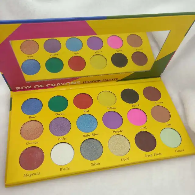 18 Color eyeshadow palette Yellow - Shop at LoveMi