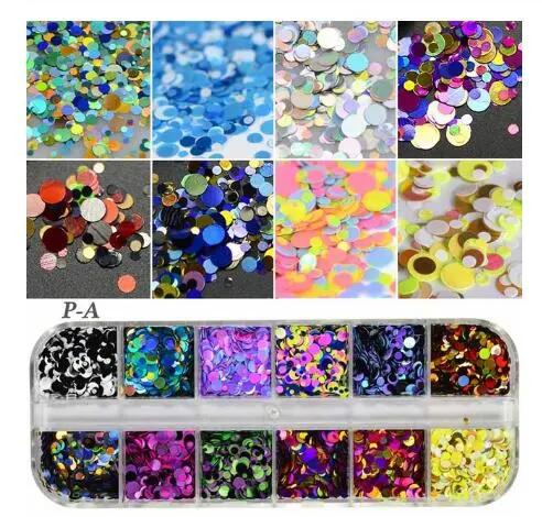 Hexagon Holographic Paillette Nail Art Decoration Manicure Pa - Shop at LoveMi