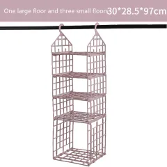 Multi-layered clothes rack storage cabinet - View 1