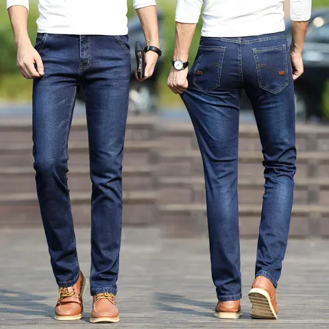 Stretch Straight Jeans