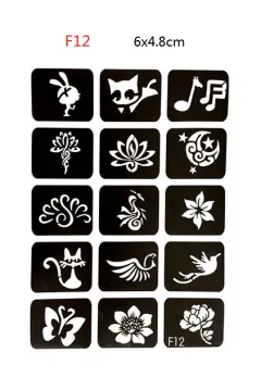 Juice Flash Tattoo With Hollow Template - F12 - View 1