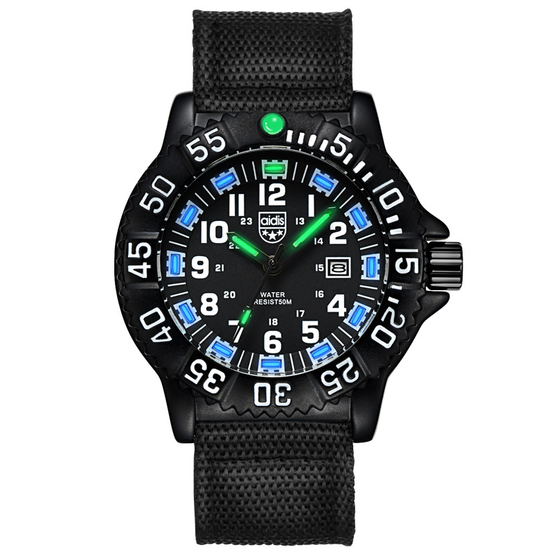 Reloj luminoso táctico deportivo al aire libre | Impermeable | Reloj de aventura para hombre - Imagen 1 de 10