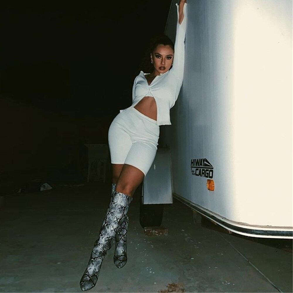 Double zip pit stripe long sleeves