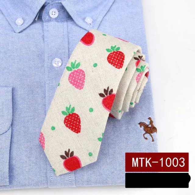 Cartoon cotton and linen tie Mtk 1003 - Shop at LoveMi