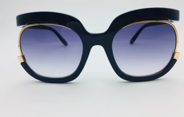 Female flying SunglassesWomen Cat Eye Half Frame Blue - Shop at LoveMi