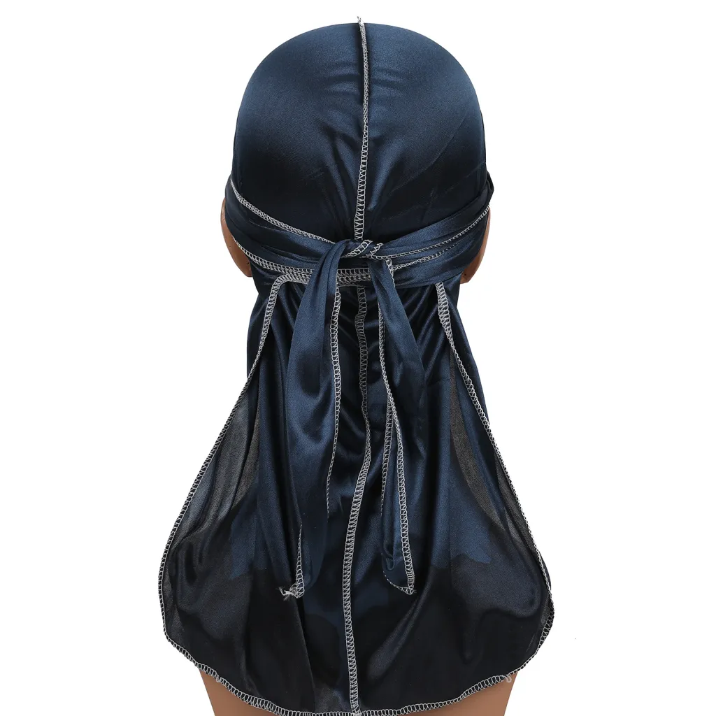 Long-tailed pirate hat - Navy