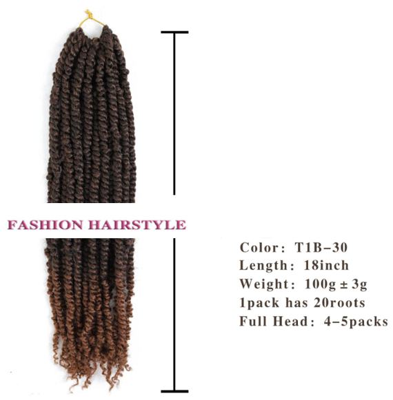 Irregular pigtail T1B 30 - Shop at LoveMi