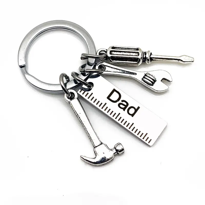 Hammer Screwdriver Pull Keychain