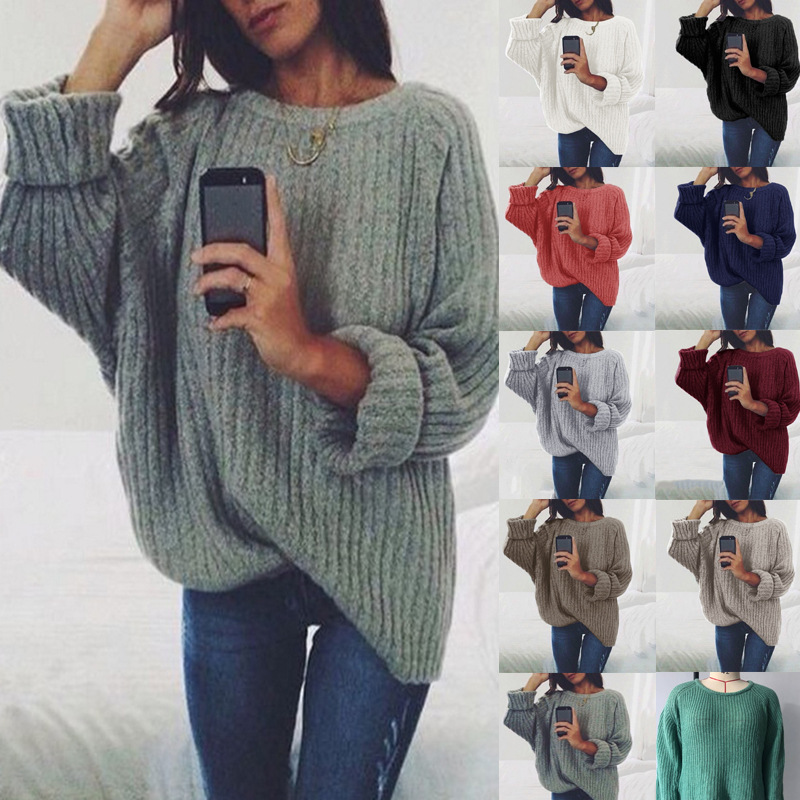 Round Neck Loose Top Sweater