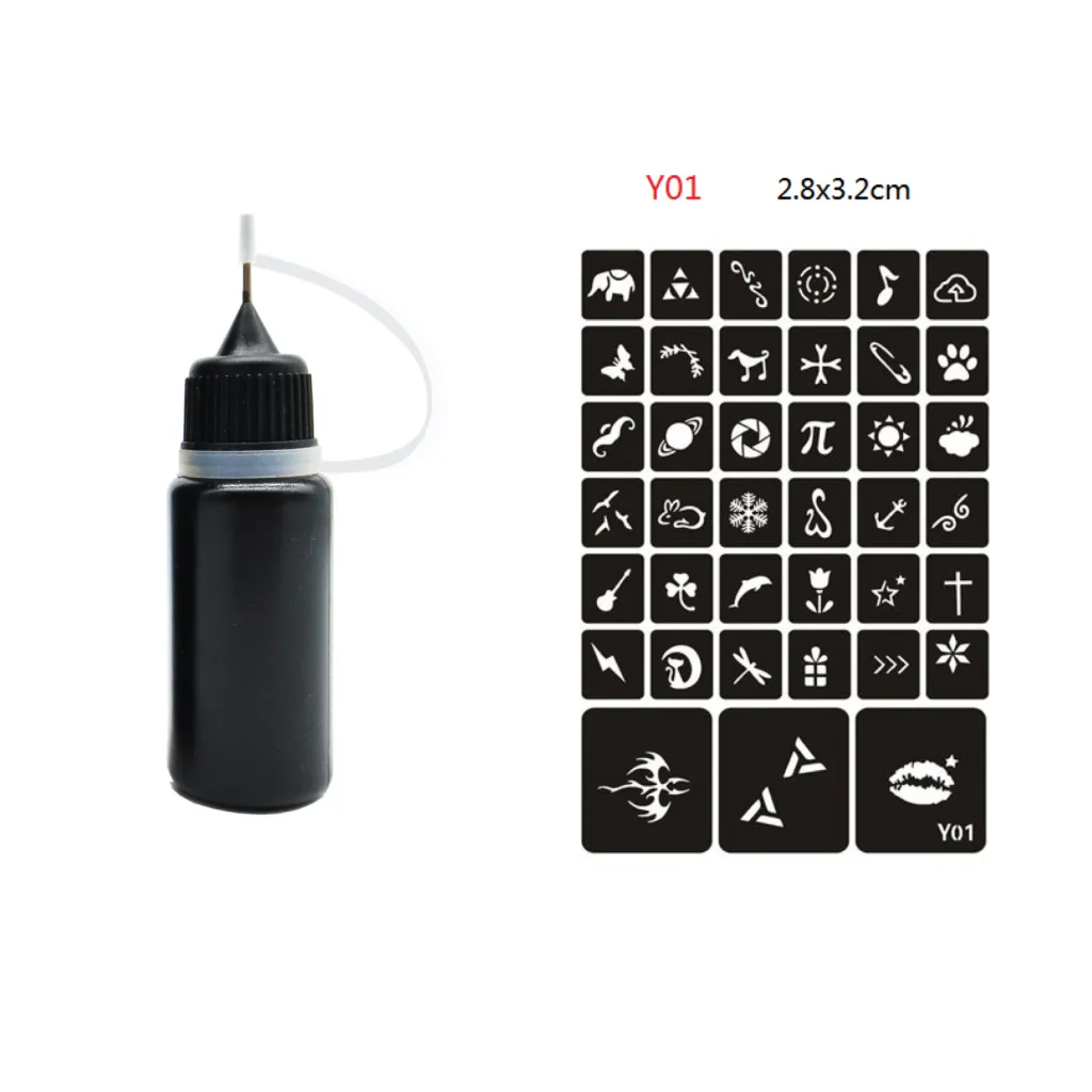 Tattoo stickers - Black Y01