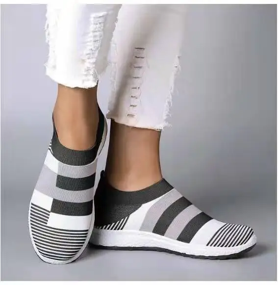 Women Shoes Flat Shoes Casual Sneakers - Black