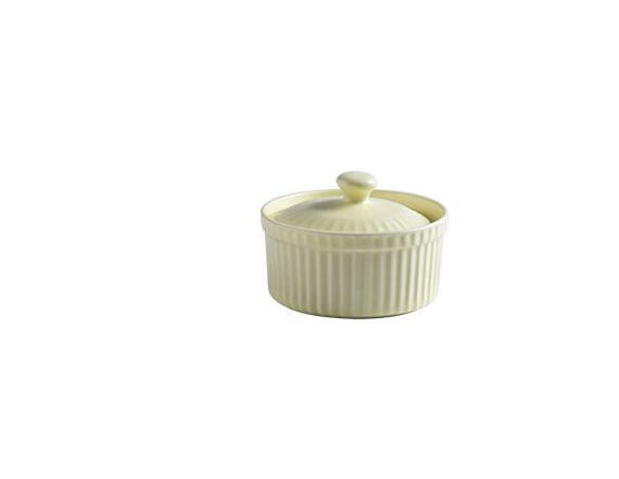 New Nordic style ceramic baking bowl with lid Beige - Shop at LoveMi