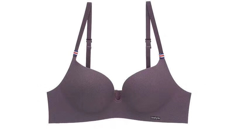 Grey purple Bra