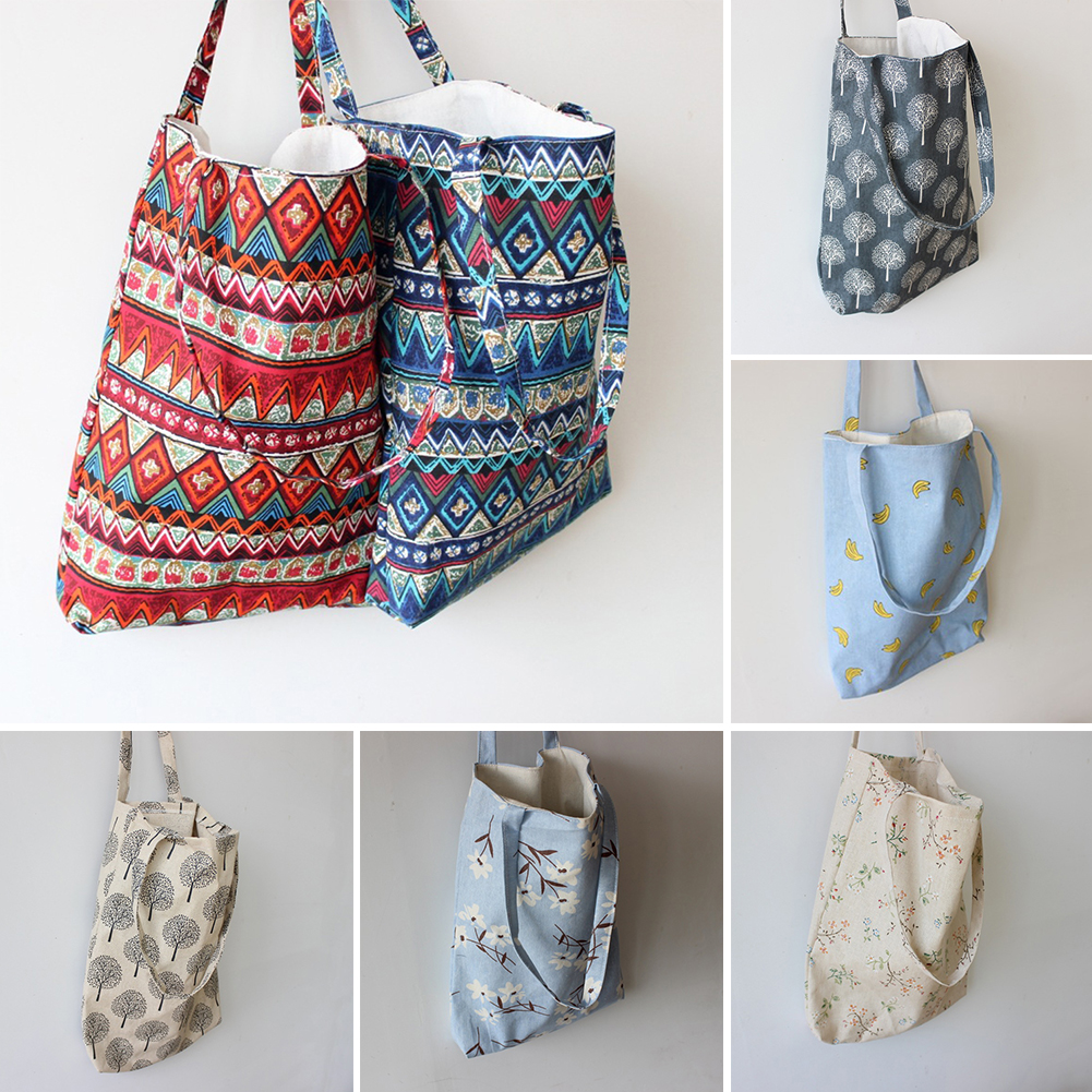 Casual wild shoulder canvas bag