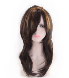 Europe and America trend spot medium long curl wig Graduated Color - Shop at LoveMi