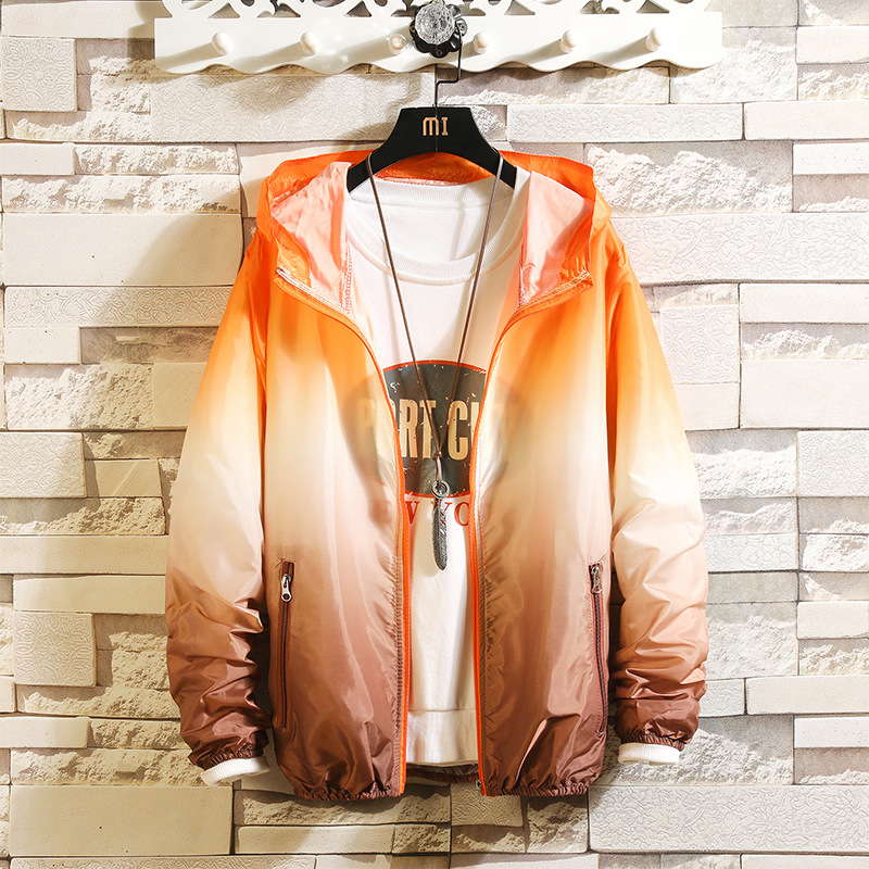 Gradient sunblock in Orange