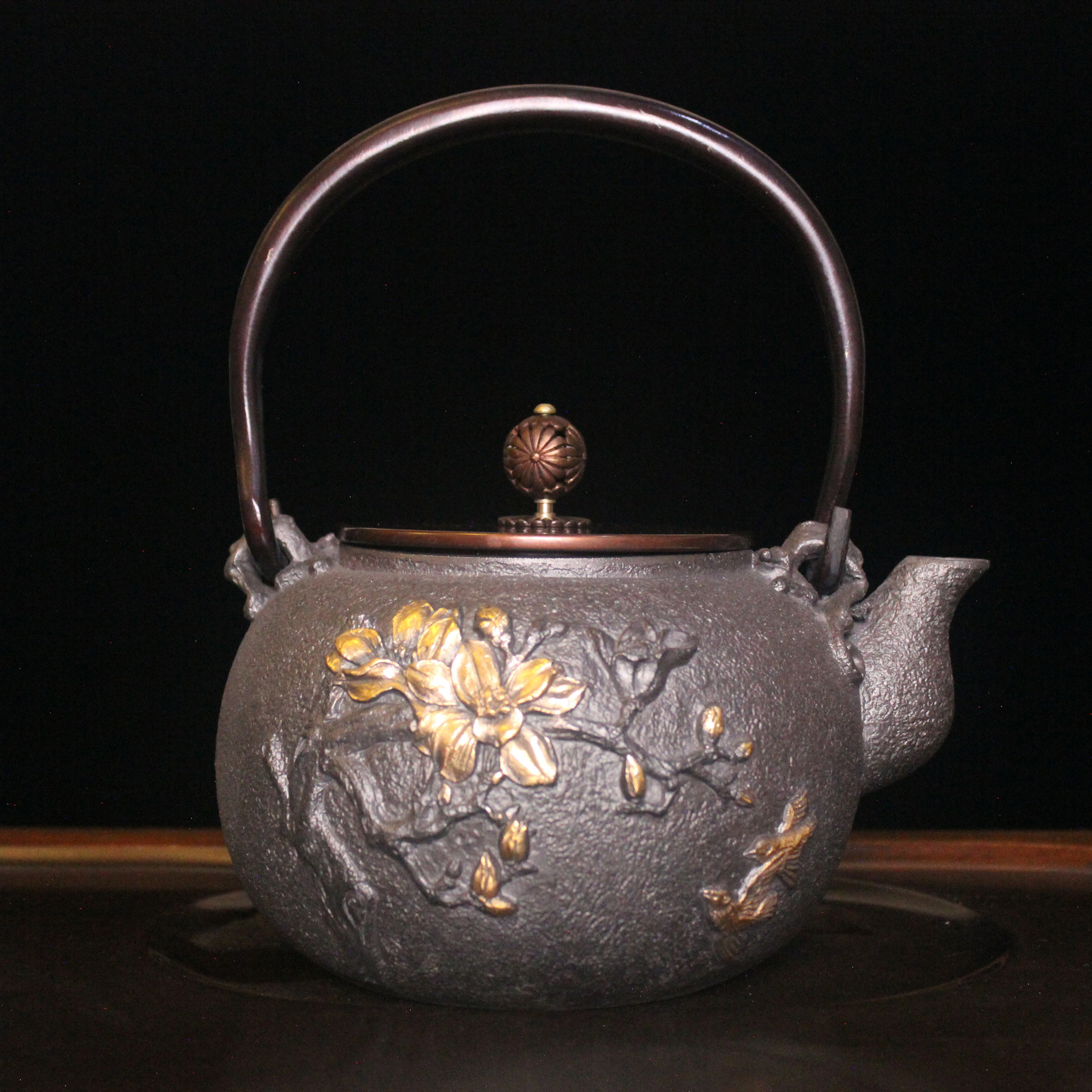 Title 2, Antique tea set kung fu boiling teapot