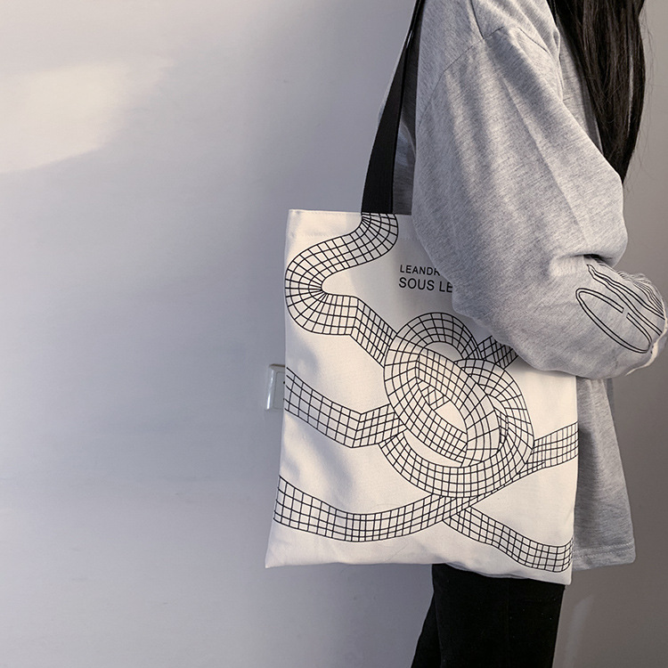 Canvas Shoulder Soft-Face Tote