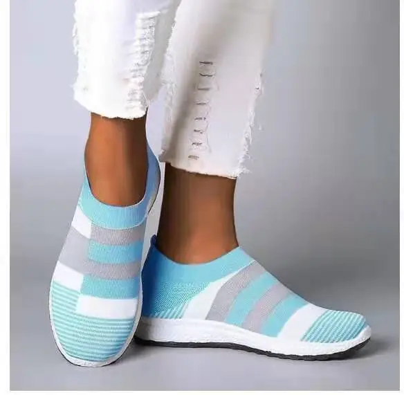 Women Shoes Flat Shoes Casual Sneakers - Blue