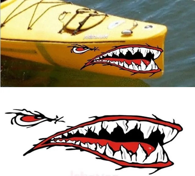 Shark Teeth Mouth Kayak