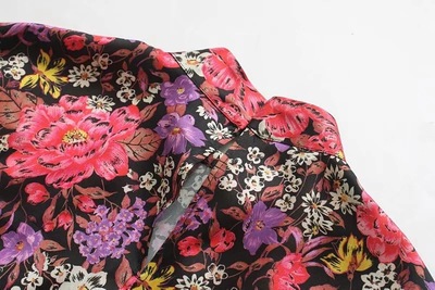 Women's floral print shirt