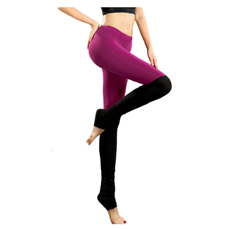 Thin Yoga Training Pants - Purple