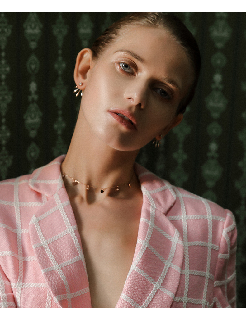 سلسلة حب قصيرة لعظام الترقوة نسائية