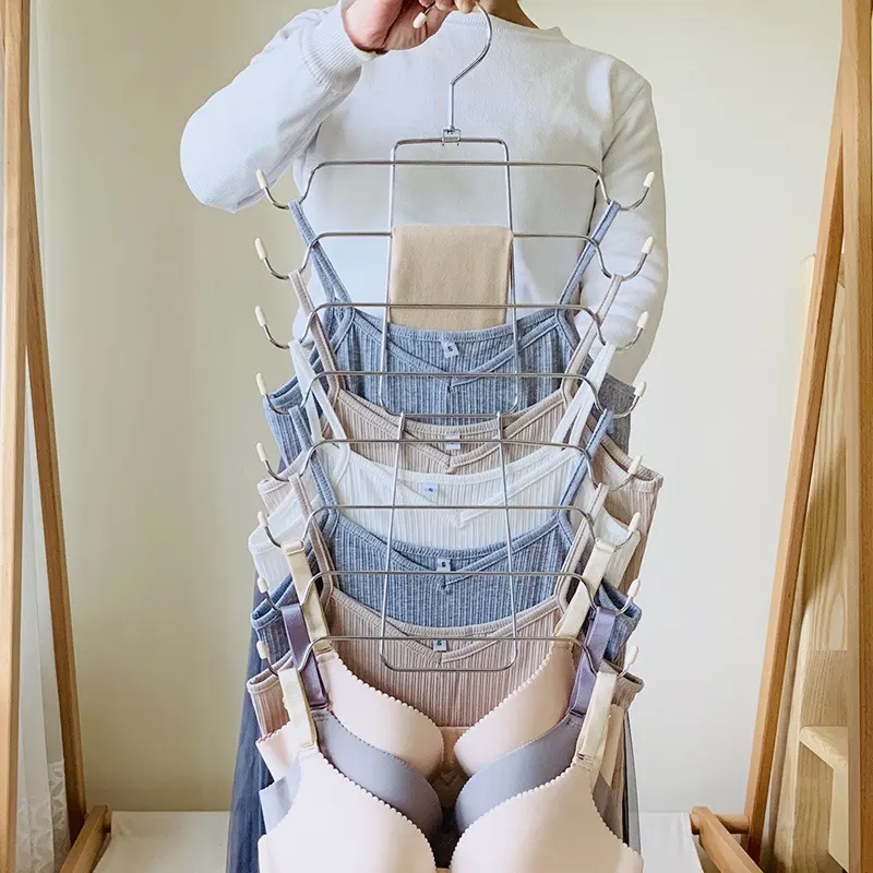 Multi Layer Underwear Hanger Folding Storage