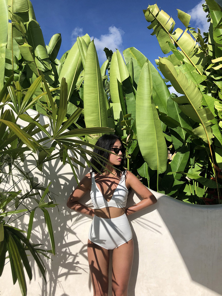 European and American retro bikini