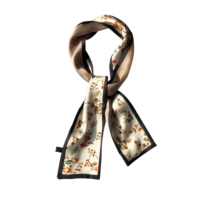Floral Korean wild small scarf