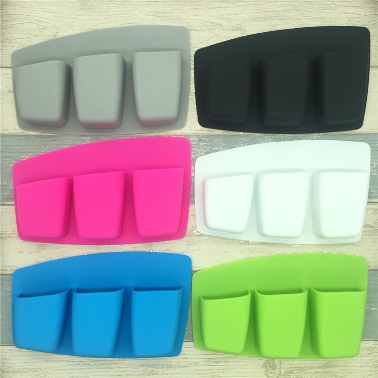 Silicone cosmetic brush storage box