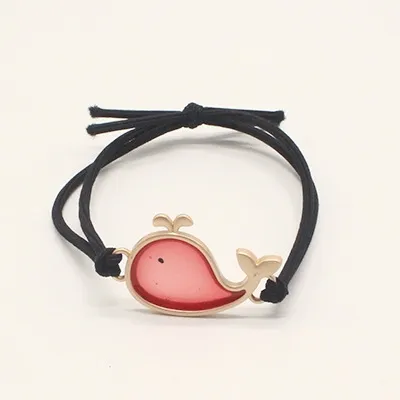 Hair accessories leather case small rubber band Red - Shop at LoveMi