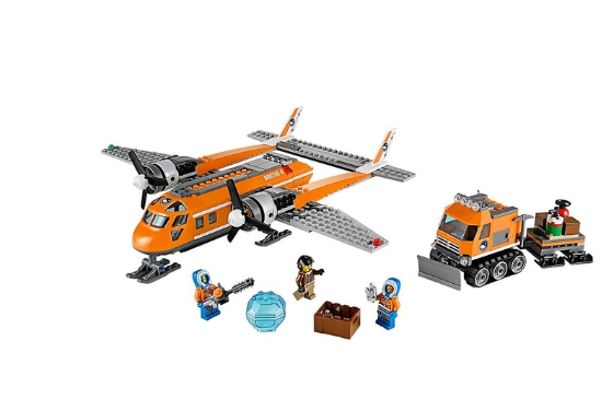 Orange car with airplane