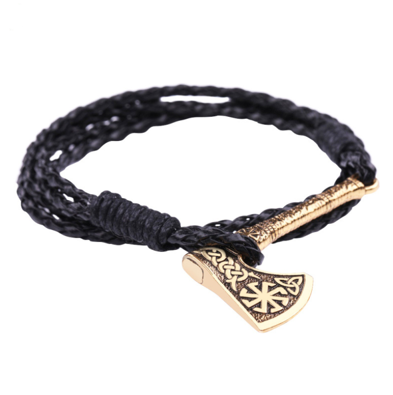 Vintage pu leather rope multi-layer bracelet