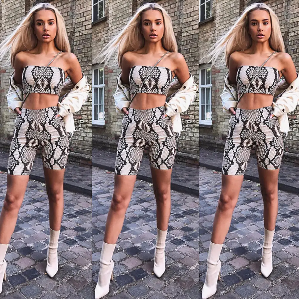 Tops, shorts, tights, two-piece suit