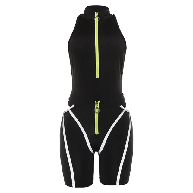 Cardigan shorts set Black - Shop at LoveMi