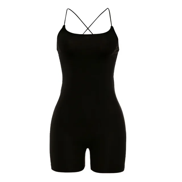 Sexy backless slim bodysuit women Black - Shop at LoveMi