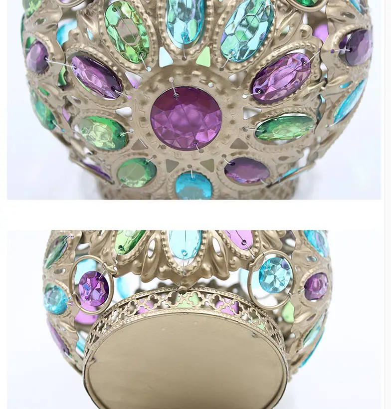 Rotating Candle Holder Marquee Props Cup Decoration