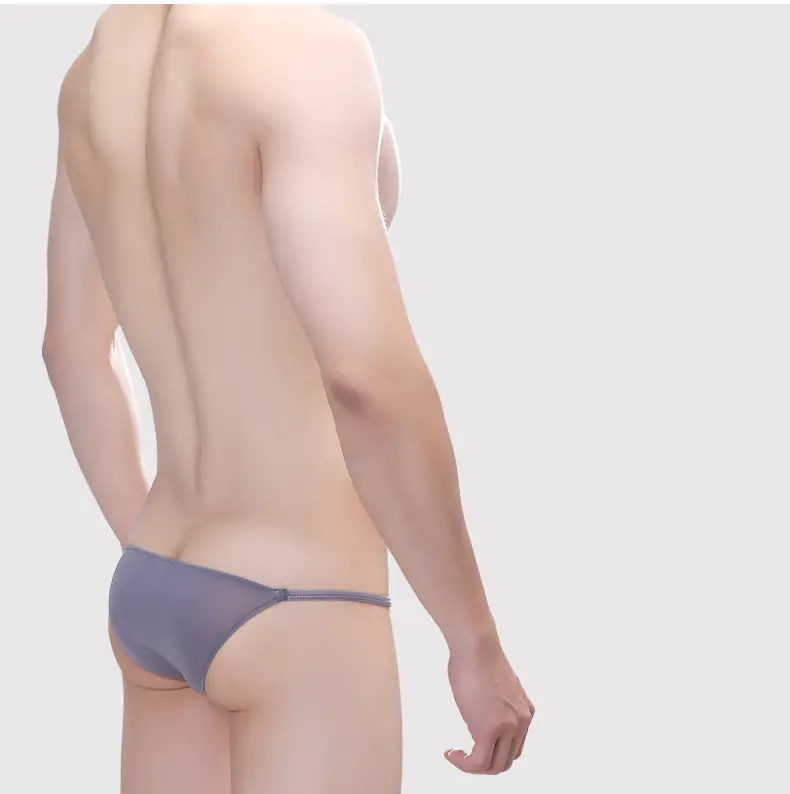 Thin-band high fork men's briefs narrow hip bikini bottoms