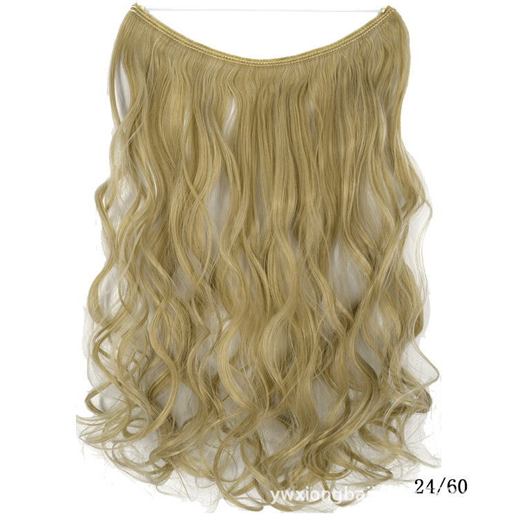 Extensiones de cabello Secret Fish Line postizos sedosos rectos sintéticos 22 pulgadas - Imagen 10 de 17