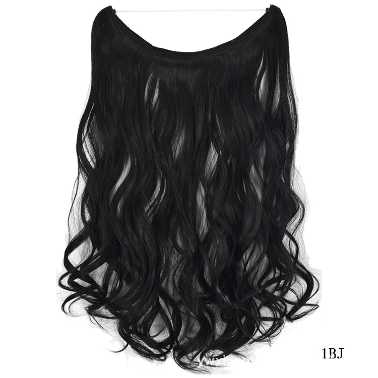 Extensiones de cabello Secret Fish Line postizos sedosos rectos sintéticos 22 pulgadas - Imagen 8 de 17
