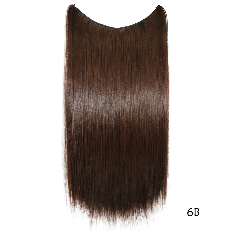 Extensiones de cabello Secret Fish Line postizos sedosos rectos sintéticos 22 pulgadas - Imagen 17 de 17