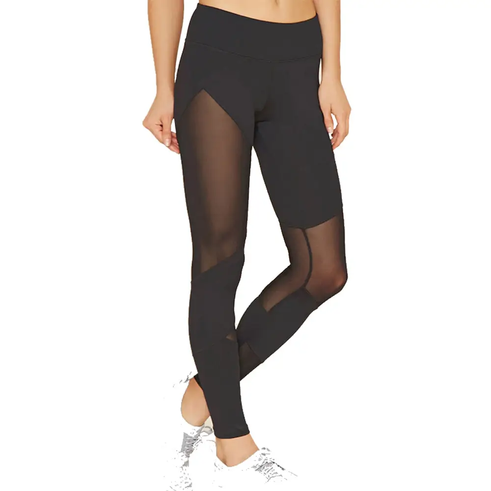 Triangle mesh stitching yoga pants