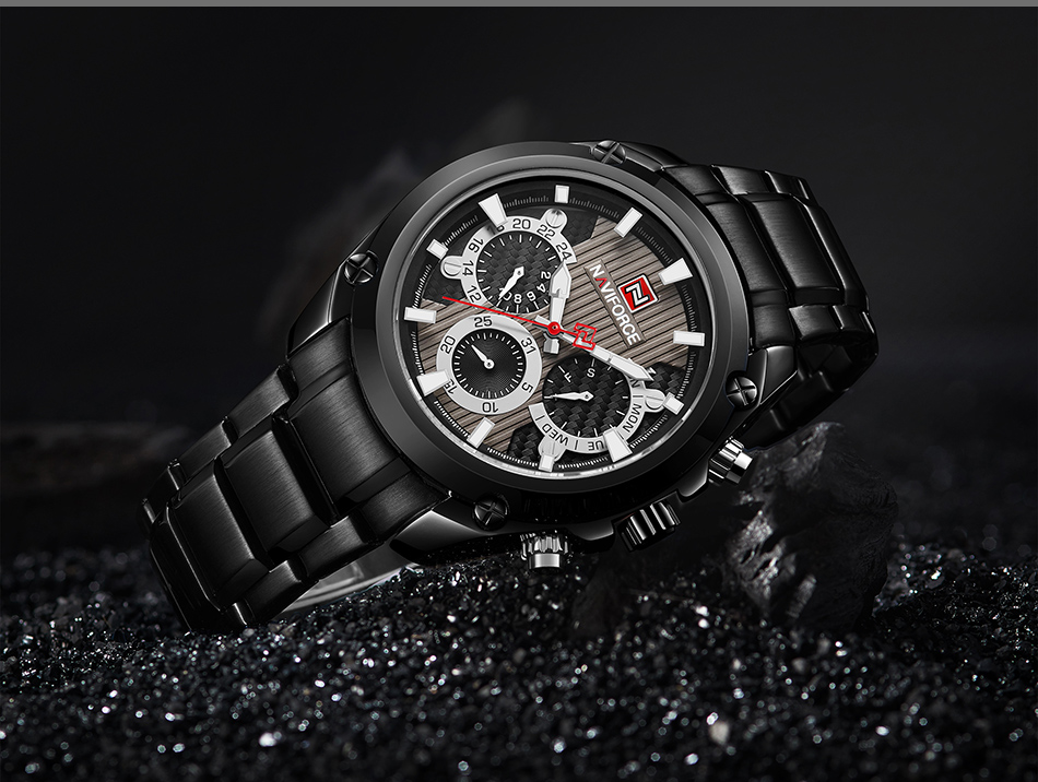 Waterproof quartz watch