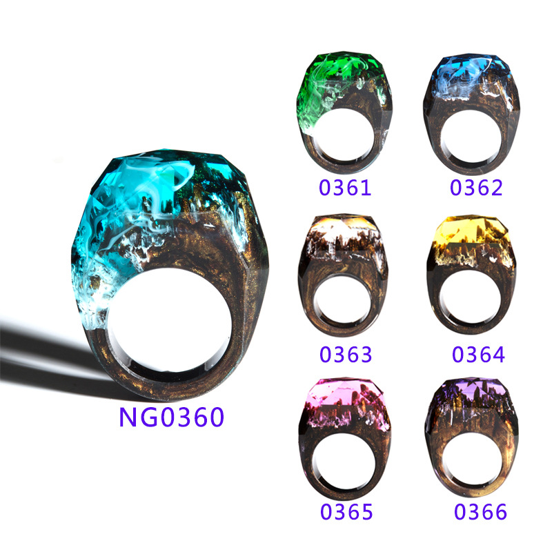 Dried Flower Epoxy Ring