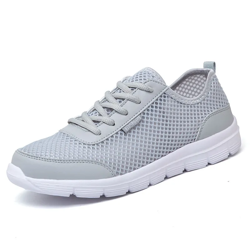 Air cushion flying woven shoes - Gray